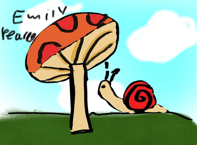 Snail With Mushroom By Emily Pearce 2012 07 17 (03.35.17 981 PM)