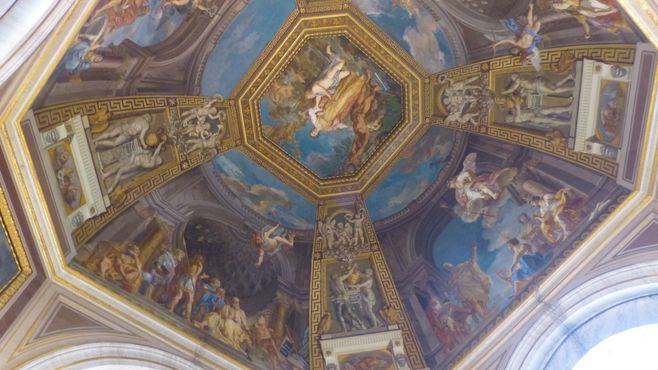 The ceiling in the Vatican