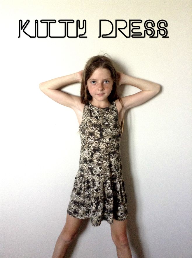 Kitty dress clean wall