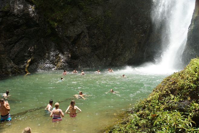 Waterfall We swam in! (Don't worry the waters clean)